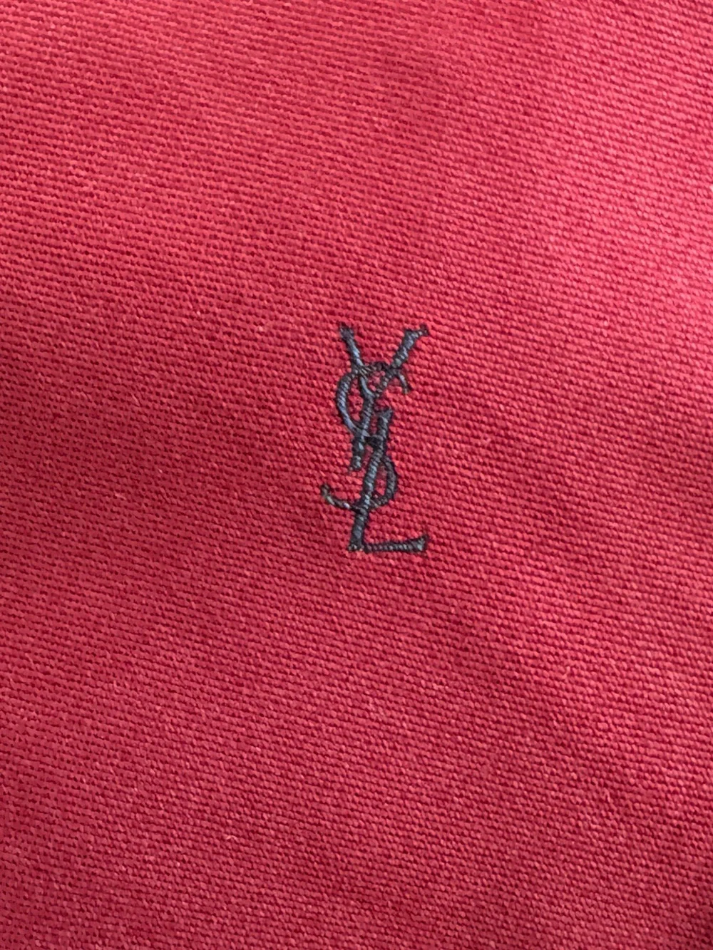 Vintage YSL Yves Saint Laurent Burgundy Tie
